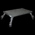 thumbnail image 4 of Safety Step Step Stool XLA-09C-G One Step With Non-Slip Strips And Rubber Leg Tips; Foldable; 1000 Pound Capacity; Gray; Aluminum; Extra Large, 4 of 5