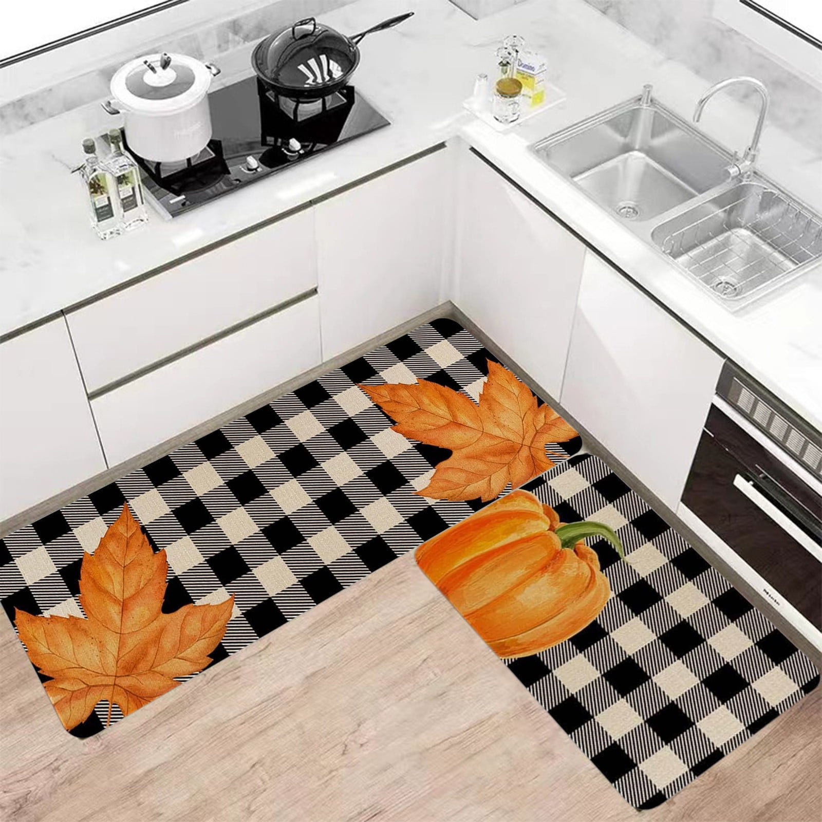 Aazon.co: Collive Anti Fatigue Ats For Kitchen Floor, Orange Fall