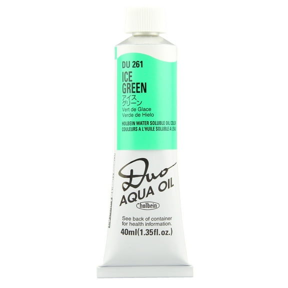 DUO Aqua Oil Color 40ml, Ice Green