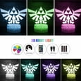 thumbnail image 2 of The Legend of Zelda 3D Illusion Lamp Night Light for Kids 16 Colors Touch Switch Desktop Decoration Birthday Gift with Remote Control [Energy Class A+++], 2 of 4