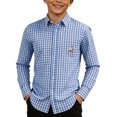 thumbnail image 2 of Toddler Kids Girls Boys Shirt Tops Long Sleeve Button Down Shirt Classic Formal Top Casual Casual Loose Tops 4-5 Years, 2 of 4