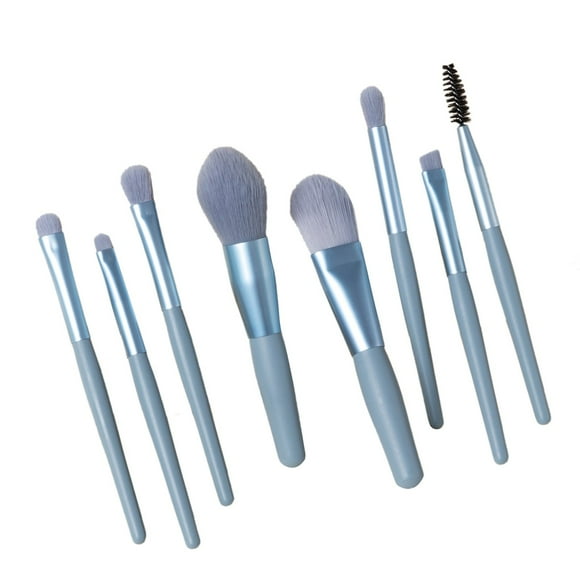 VOKE Be Mall Makeup Brushes Hair Brush Metal Hair Brushes for Extensions Boar Brush round round Brush Set Mini Makeup Brushes Set Cosmetics Brush Kit Makeup Tools 8pc