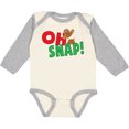 thumbnail image 3 of Inktastic Oh Snap Boys or Girls Long Sleeve Baby Bodysuit, 3 of 5