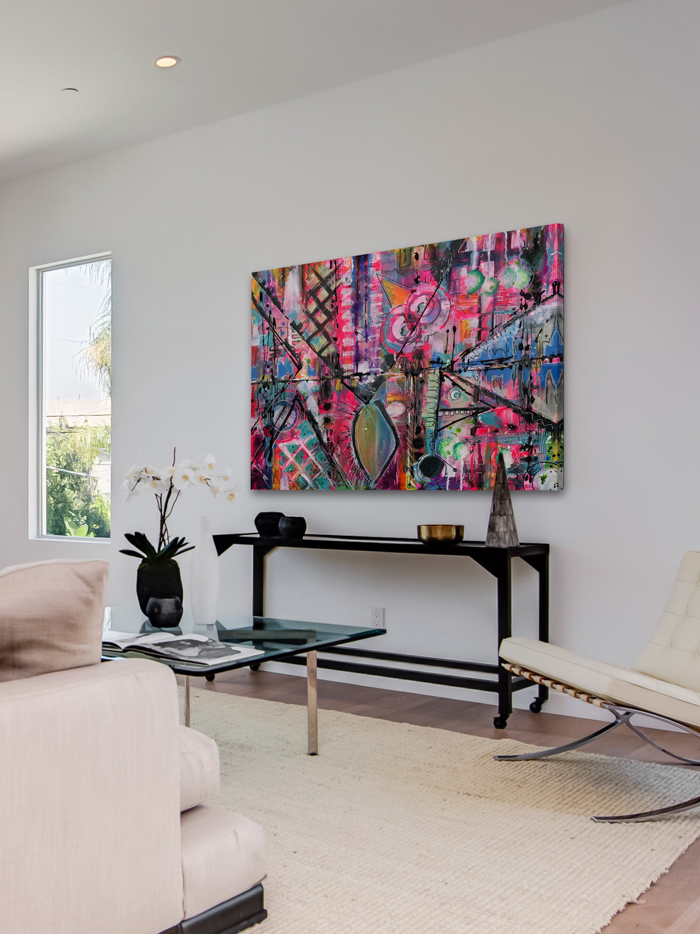 "Monster Mash" Painting Print on Wrapped Canvas