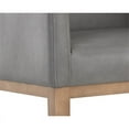 thumbnail image 6 of Home Square Maxine 30" Faux Leather and Wood Barstool in Gray/Brown - Set of 2, 6 of 8