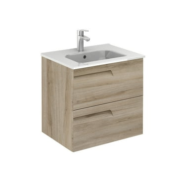 Royo Group USA 24'' 2 Drawer Vitale Nature Beige with Ceramic Top