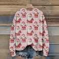 thumbnail image 3 of Resicozy Women Ugly Christmas Sweater Crewneck Long Sleeve Funny Loose Plus Size Trendy Winter Knit Xmax Holiday Sweater White 2XL, 3 of 4