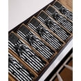 thumbnail image 7 of Stair Treads for Wooden Steps, American Flag Peel and Stick Stair Treads with Reusable Adhesive, Black US Flag Eagle Non Slip Indoor Stairs Runner Rugs Mats for Elders Dogs 8"x30" 7PCS, 7 of 7