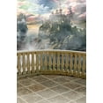 thumbnail image 2 of ABPHOTO 5x7ft Photography Backdrop Castle Dreamy Fairy Tale White Cloud Vintage Marble Floor White Cloud Fantasy Photo Background Backdrops, 2 of 4
