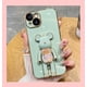 thumbnail image 1 of Funda de teléfono de silicona suave con soporte plegable de muñeca 3D chapada de lujo para iphone 14, 13, 12 Pro Max, 11 MiNi, X, XR, XS, 7, 8 plus, SE 3, Linda funda Fivean unisex, 1 of 2
