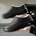 thumbnail image 3 of Zapatos Enfermería Forrada Cálida Engrosado Mocasines Anchos Chef Slipes Al Ligera para El La, 3 of 9