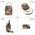 thumbnail image 3 of FORMRS Crossbody Bag for Women Shoulder Cell Phone Purse with Zipper, Large Colorful Flowers Pattern, 3 of 7