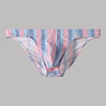 thumbnail image 1 of Men's Comfort Striped Underwear Breathable Soft Blend Trunks for Everyday Daily Wear Modern, 1 of 3