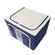 thumbnail image 5 of caja de clasificación plegable para telas no tejidas, bolsa organizadora para ropa, colcha y manta (100 l, azul y beige), 5 of 6
