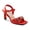 Red, variant on DELIGHT Jewel Heel Sandal, Red, 10