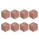 thumbnail image 1 of Difusor de aceites esenciales de 8 Uds., difusor de Aroma de estilo Natural de Material de palisandro compacto Simple cuadrado para armario de dormitorio, 1 of 8