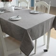 thumbnail image 1 of CUH Decorative Table Cloth Rectangular Tablecloths Dining Table Cover Solid Color Cotton Linen Tablecloth, 1 of 5