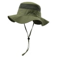 thumbnail image 1 of MIASHUI Lightweight Adjustable Sun Hat for School Children Outdoor Beach Activities Green,One Size, 1 of 2