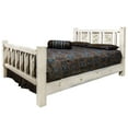 thumbnail image 6 of Homestead Collection Twin Bed w/ Laser Engraved Bear Design, Ready to Finish, 6 of 7