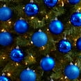 thumbnail image 4 of Nearly Natural Blue Plastic Holiday Christmas 3" Shatterproof Ornament Set, 20 Count, 4 of 4