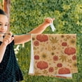 thumbnail image 3 of Autumn Pumpkins Retro 2 PCS Hand Towels for Bathroom, Fall Sunflower Kitchen Towel Ultra Soft and Absorbent Decorative Fingertip Face Bath Towels for Spa & Hotel, 28.3"x 14.4", 3 of 5