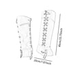 thumbnail image 7 of FVDPWYE Medieval Pirate Boot Covers Leg Gaiters for Themed Parties Stage Performance Khaki, 7 of 7