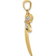thumbnail image 3 of 14K Yellow & Rhodium With Dragonfly Pendant (30.5 X 30) Made In United States c3464, 3 of 6