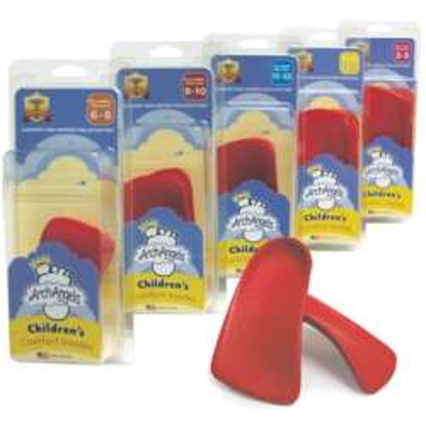 ARCH ANGELS Children's Kids Comfort Insoles Arch Supports YL Youth 45