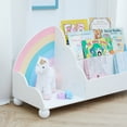 thumbnail image 4 of Fantasy Fields Kids Rainbow 3-Tier Wooden Staggered Display Bookcase, 4 of 10