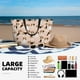 thumbnail image 5 of Fotbe Beagle Dog On Brown Bolsa de Viaje para Playa - Resistente al Agua, Bolsa Tote de Gran Capacidad y Ligera con 7 Bolsillos para Mujeres y Hombres, 5 of 7