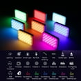 thumbnail image 2 of Weeylite Portable RGB Pocket Fill Light with 26 Scene Effects and APP Control - Weeylite S05 2800K-6800K Color Temperature, Rechargeable Battery - Yellow, 2 of 7