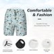 thumbnail image 3 of Balery Milk Bottles And Cow Head Bañador para hombre, shorts de playa de secado rápido con entrepierna y forro de compresión-Medium, 3 of 6