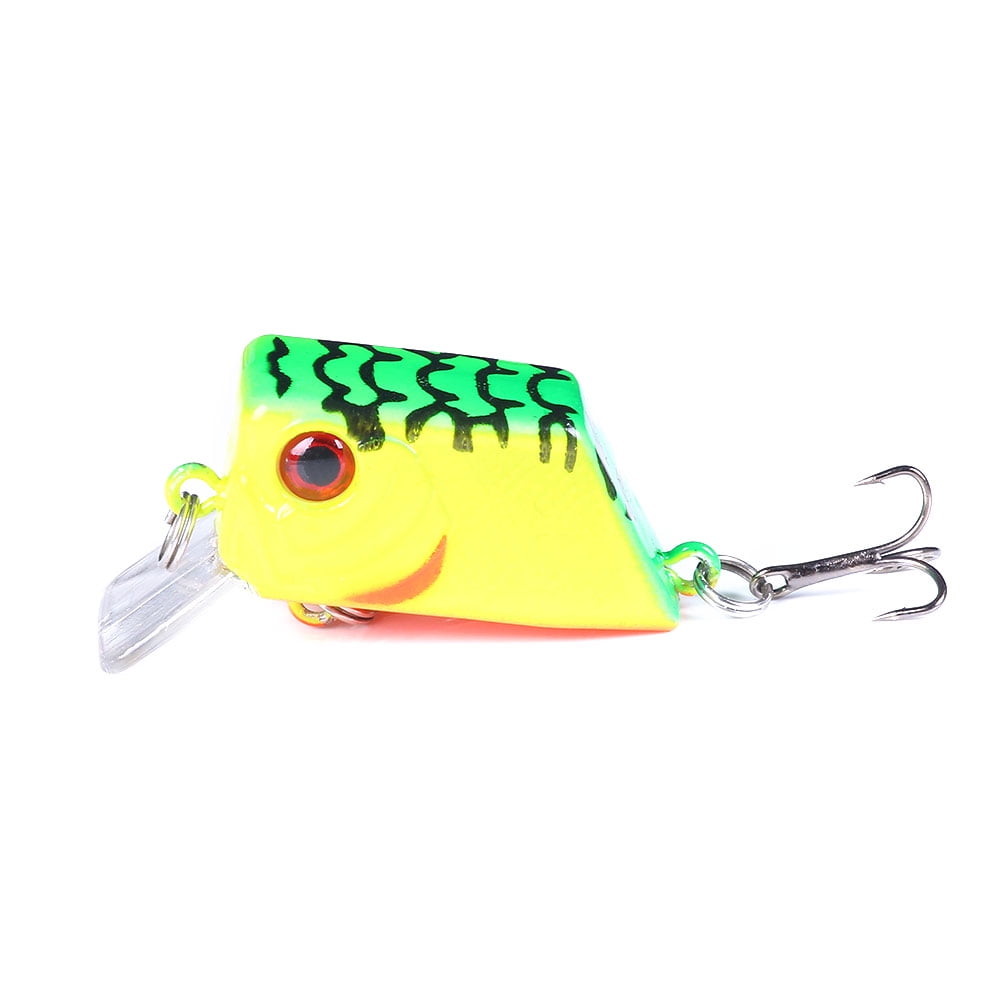 HENGJIA Square Bill Crankbaits for Bass, 10pcs Crank Baits Fishing lures, Topwater Fishing Hard Baits for Bass Trout Freshwater and Saltwater