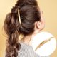 thumbnail image 5 of Hinzic-pasador de pelo dorado de 4 pulgadas, Clip grande para el pelo, Metal, boda francesa, graduación, accesorios elegantes para el cabello para mujer, pelo largo y grueso, 5 of 5