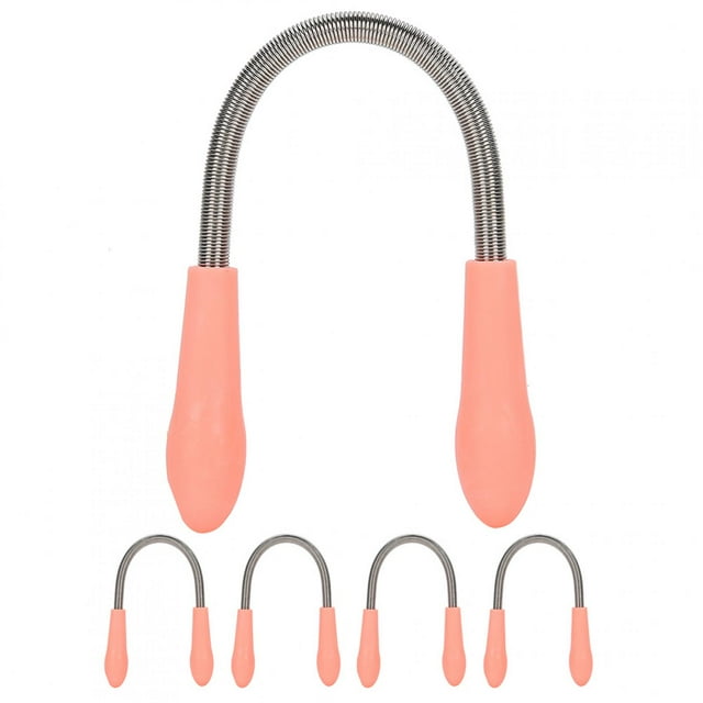 5 piezas de removedor de vello facial, resorte original para eliminar el vello facial, mejillas y mentón, herramienta para eliminar el vello