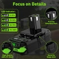 thumbnail image 3 of 4Packs 3.6Ah Battery Compatible with Ryobi 18v Battery P108 P102 P103 P104 P105 P107 P109 P122 P145 Replacement 18 Volt ryobi Battery, 3 of 8
