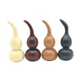 thumbnail image 1 of Shisuyan 4 Pcs Wooden Gourd Shape Adornment Calabash Model Decor Calabash Desktop Decor, 1 of 8