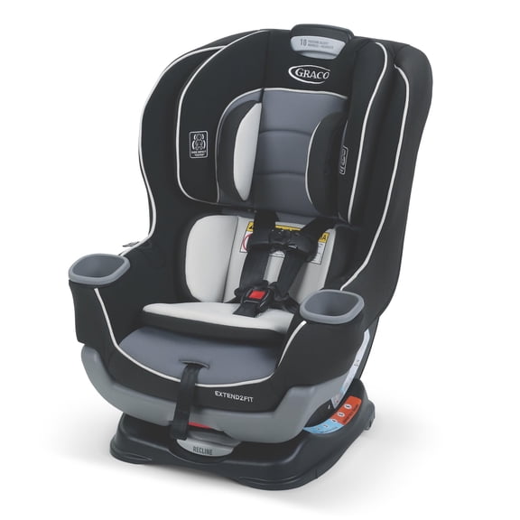 Asiento de coche para bebé Graco Extend2Fit convertible orientado hacia atrás y hacia adelante