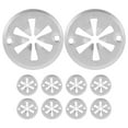thumbnail image 1 of 10pcs Exhaust Heat Shield Clips Car Underbody Fastener Metal Lock Washer Clips Automotive Heat Shield Fasteners Car Heat Shield Metal Fasteners, 1 of 7