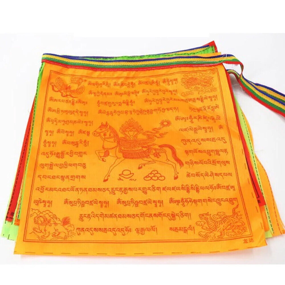 Tibetan Buddhist 20~300x Prayer Flags Outdoor Meditation Traditional 11x14IN Lot