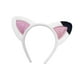 thumbnail image 4 of Disfraz de gato DAISYDUDS para niñas, diadema negra y blanca, 120 cm, 4 of 4