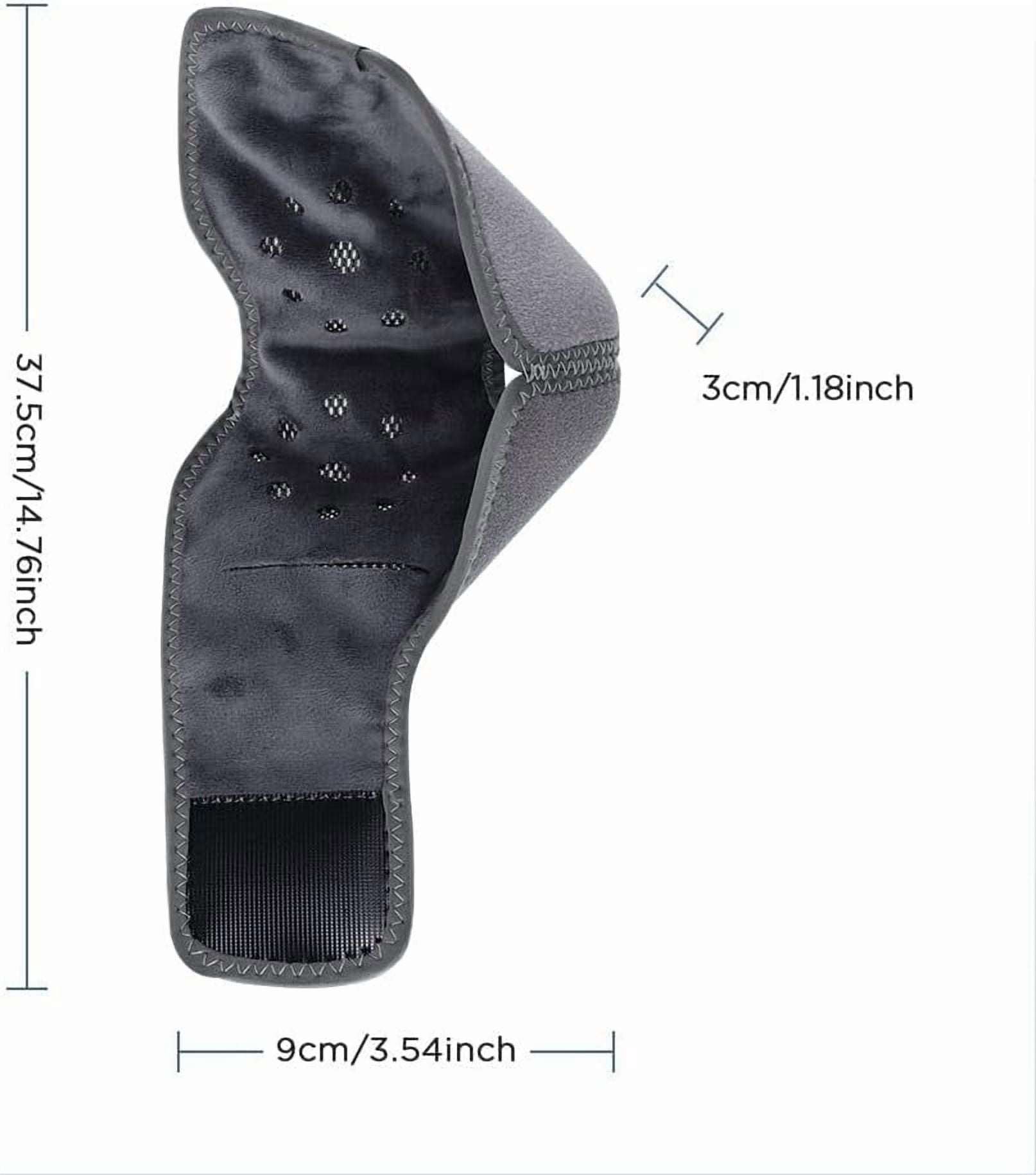Triple Therapy Foot Massager, Portable Cordless Ankle Heating Pad with 3 Vibration Mode,5 Heat Leavel Visible Screen