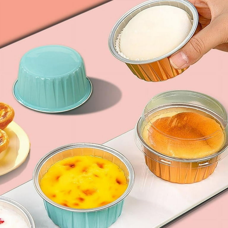 ファッションの piaybook Cake Baking Cups Air Fryer Special Tin Foil Bowl 調理・製菓道具