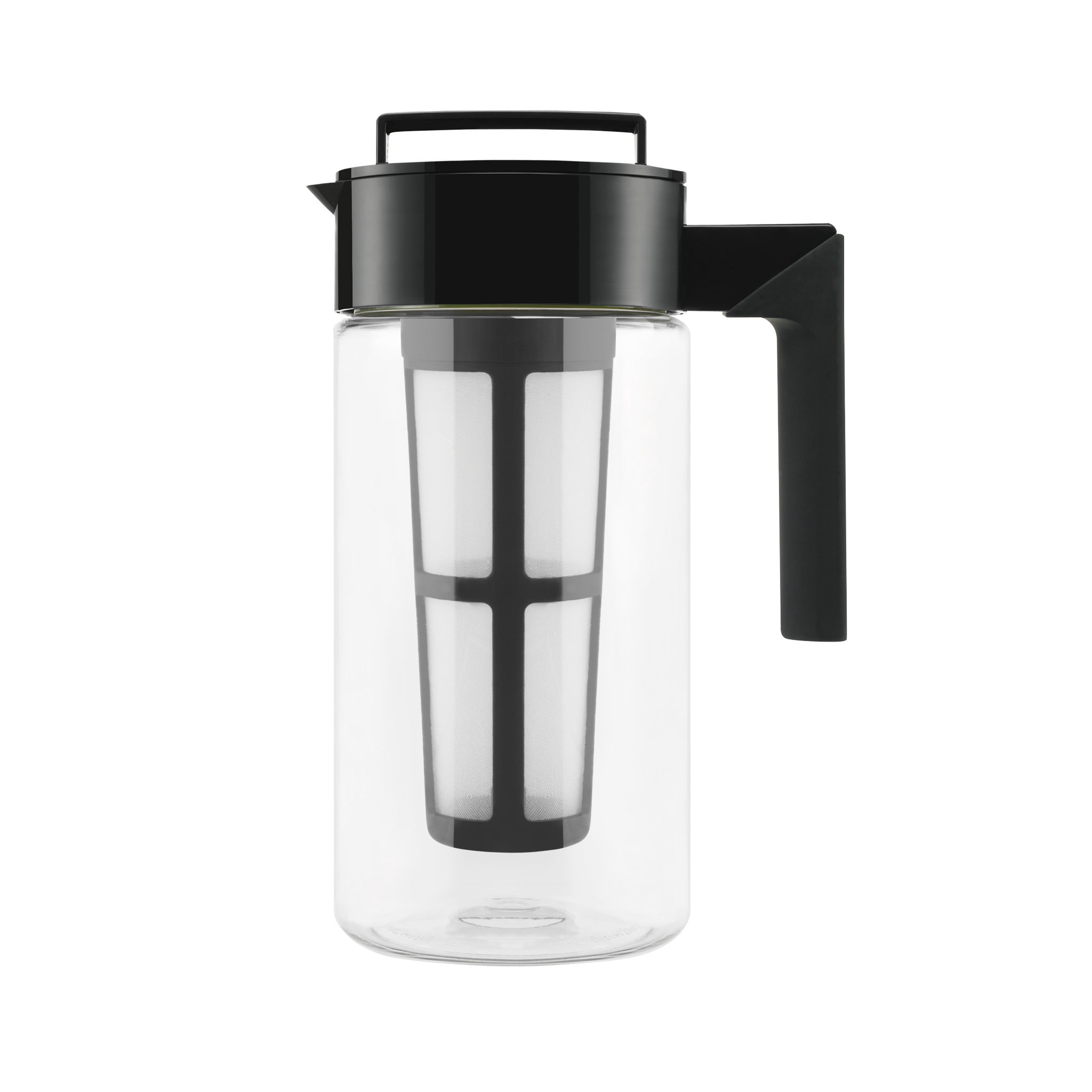 Takeya Flash Chill Iced Tea Maker with Airtight Lid, 1qt, Black