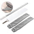 thumbnail image 2 of Duster, Adjustable Long Dust Brush And 2 Washable Fabric Covers, Flexible Flat Duster Household Mop For Dirt And Hair, Under The Sofa, 2 of 3