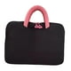 thumbnail image 4 of Maletín para portátil, bolsa de transporte para computadora, informal, de moda, ligero, funda protectora para portátil, para viajes, desplazamientos a Negro, 4 of 8