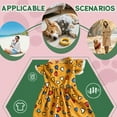 thumbnail image 3 of GASTROPOD Dog Dresses for Small Dogs Girl,Polyester Printed Everyday Dress Dog Clothes,Fresh and Cute with Heart Print Girl Dog Clothes,Xl, 3 of 7