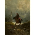 thumbnail image 2 of Maksymilian Gierymski 14x18 Gold Ornate Wood Frame and Double Matted Museum Art Print Titled - Insurgent from 1863 (circa 1869), 2 of 4