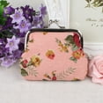 thumbnail image 2 of Windfall Vintage Flower Canvas Women Hasp Clutch Buckle Coin Purse Cash Card Holder Bag, 2 of 7