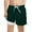 Dark Green, variant on Boys Fashion Solid Color Swim Trunks with Built-In Compression Liner and Stretch Fabric for Water Play Red,5-6 Years